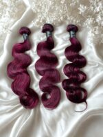 Virgin Brazilian Hair - burgundy